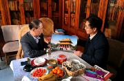 中国北京：胡德平様はチョモランマ関帝廟再